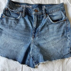 JCrew High-Rise Denim Shorts